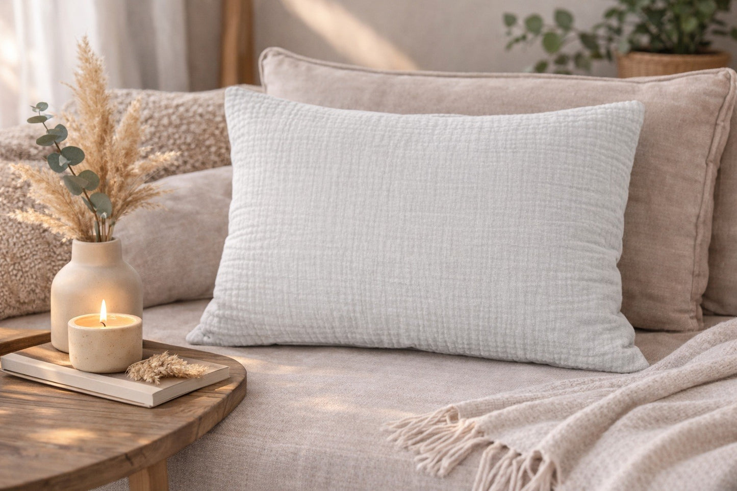 Coussin en Gaze de Coton