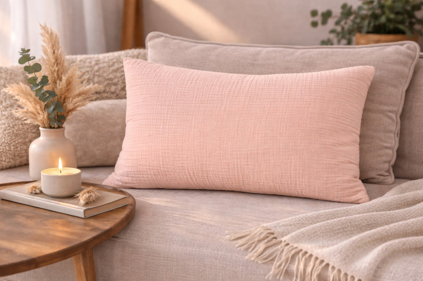 Coussin en Gaze de Coton