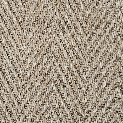Tapis Naturel Effet Tressé - Marron