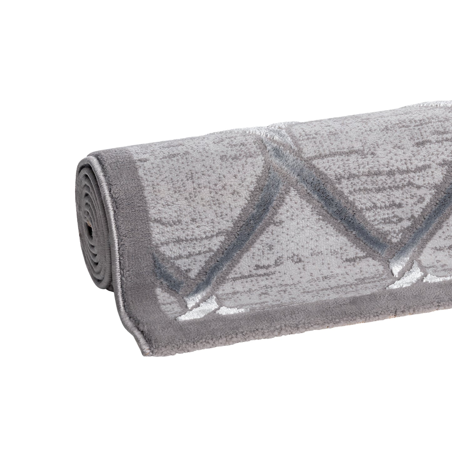 Tapis LARA 700 Gris – Motif géométrique