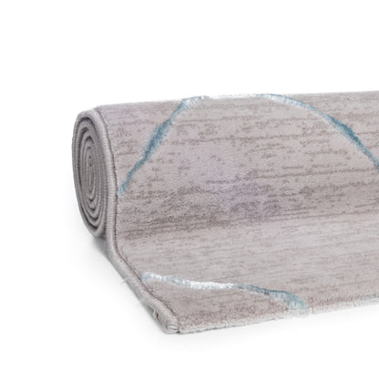 Tapis LARA 702 Bleu/Gris – Motif berbère