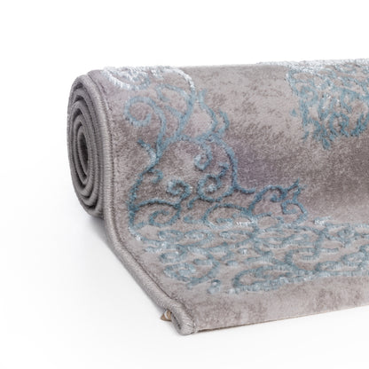 Tapis LARA 704 Bleu/Gris – Style oriental