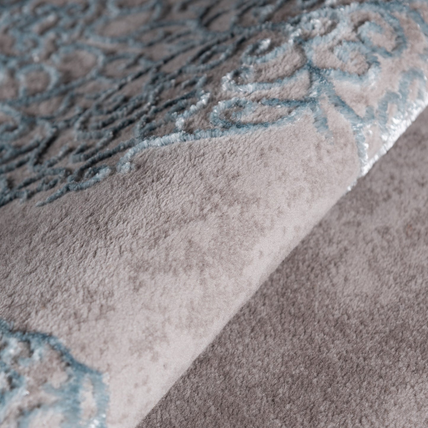 Tapis LARA 704 Bleu/Gris – Style oriental