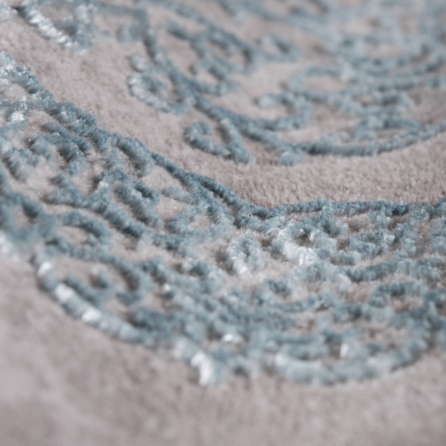 Tapis LARA 704 Bleu/Gris – Style oriental