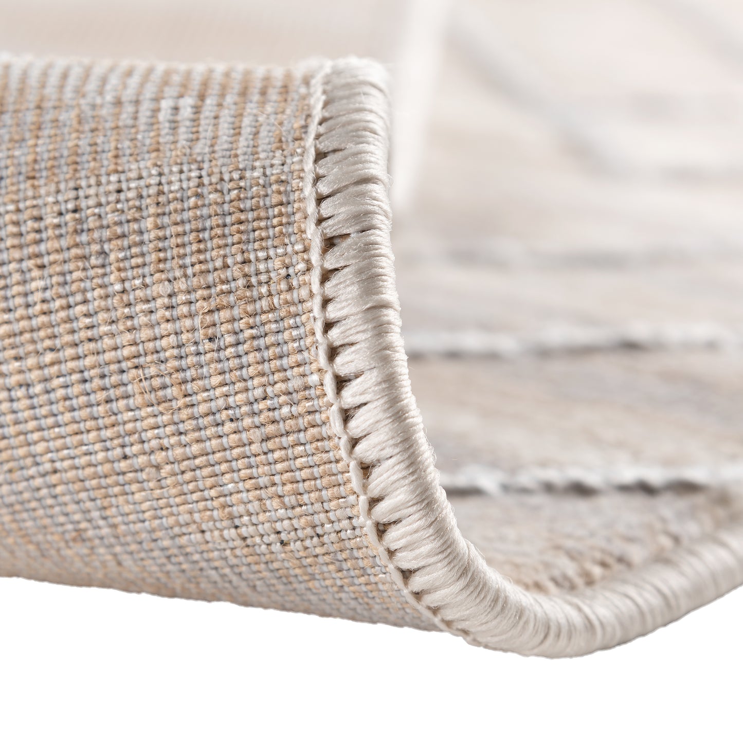 Tapis 804 Gris/Beige – Motif géométrique