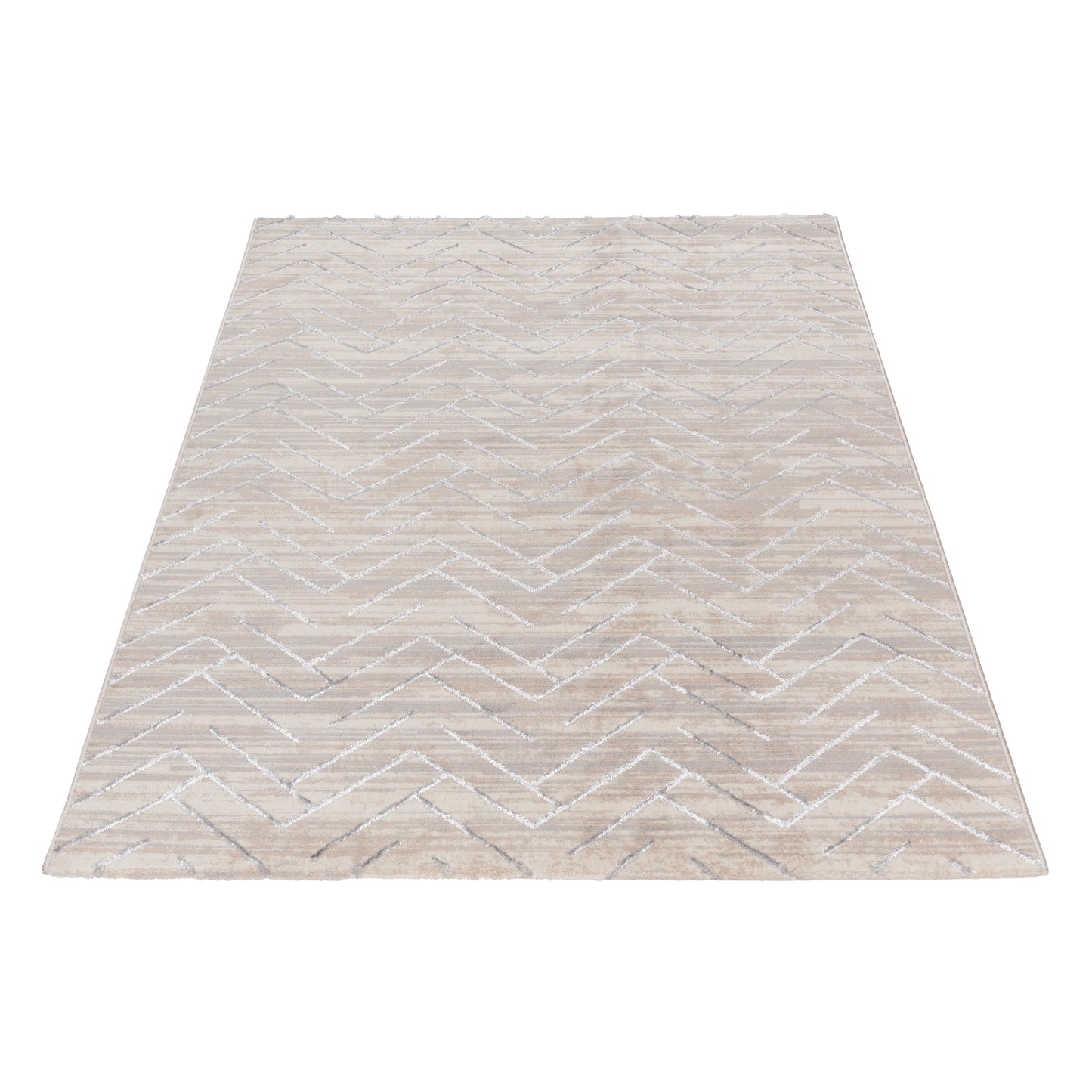 Tapis 804 Gris/Beige – Motif géométrique
