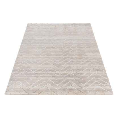 Tapis 804 Gris/Beige – Motif géométrique
