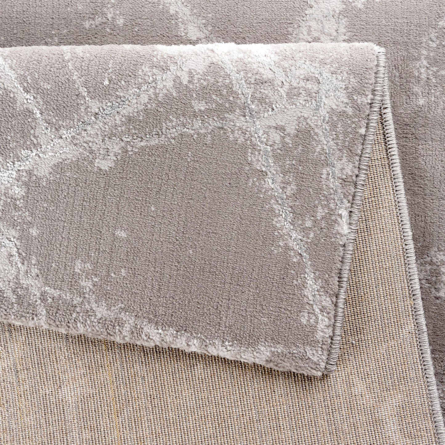 Tapis LARA 805 Gris – Effet marbre