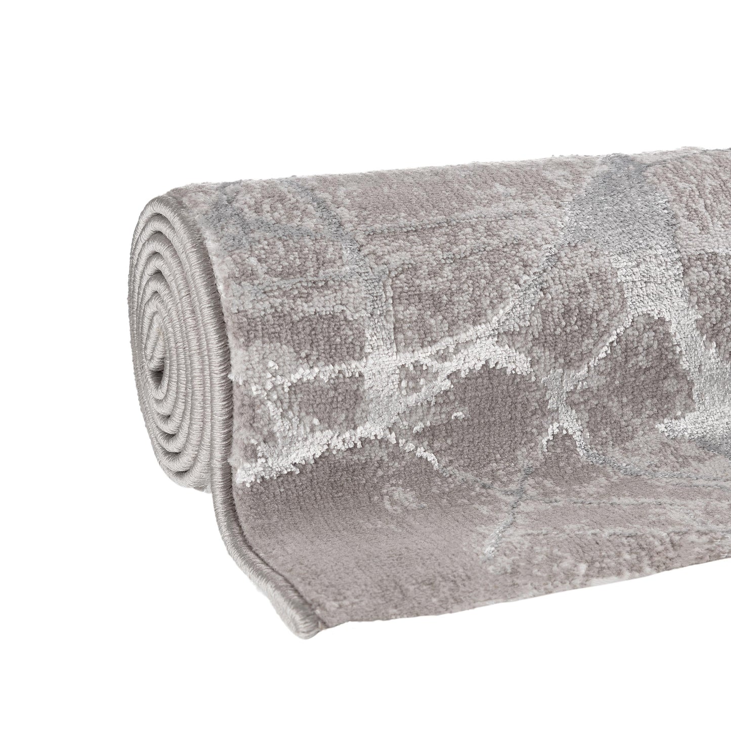 Tapis LARA 805 Gris – Effet marbre
