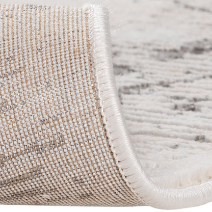 Tapis moderne LEXA 1000 Écru/Gris effet marbré