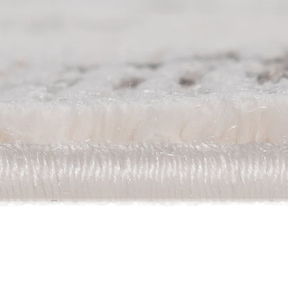 Tapis moderne LEXA 1000 Écru/Gris effet marbré