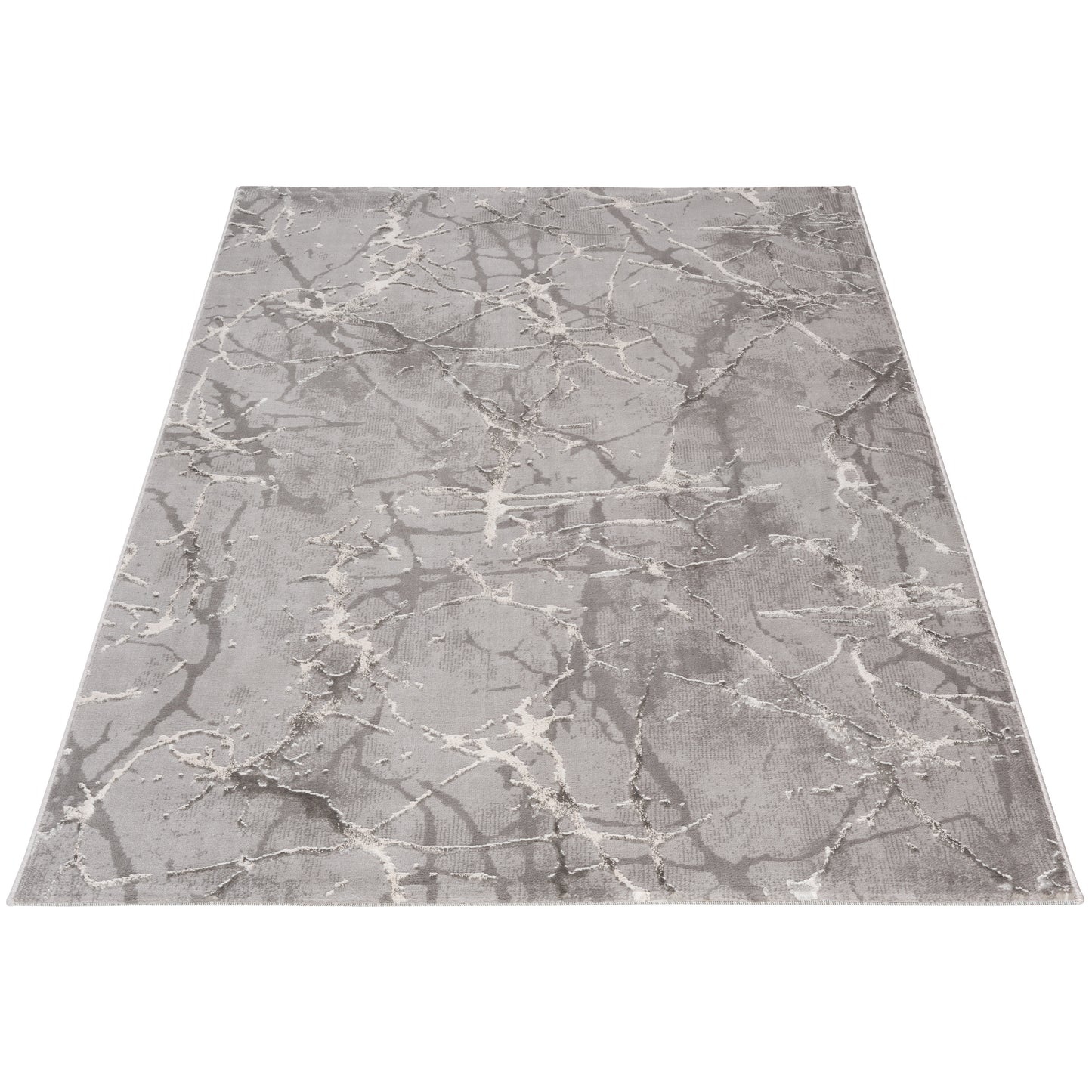 Tapis moderne LEXA 3000 Gris effet marbré