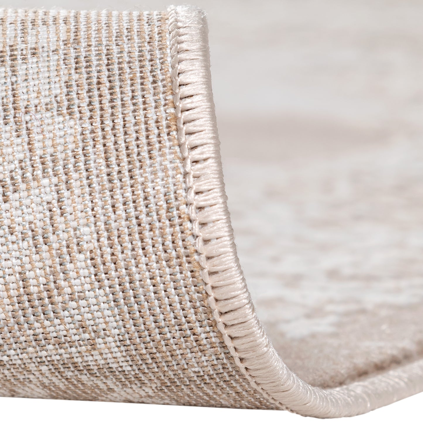 Tapis oriental LEXA 4000 Beige/Crème à médaillon