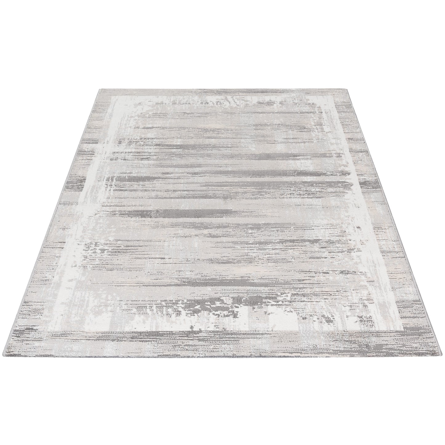 Tapis moderne LEXA 7000 Beige/Gris effet abstrait