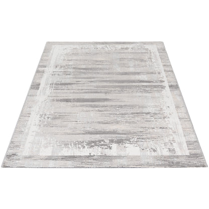 Tapis moderne LEXA 7000 Beige/Gris effet abstrait