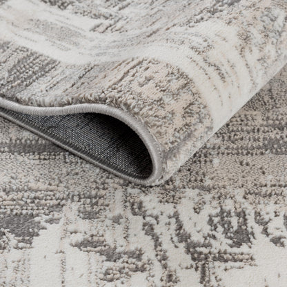 Tapis moderne LEXA 7000 Beige/Gris effet abstrait