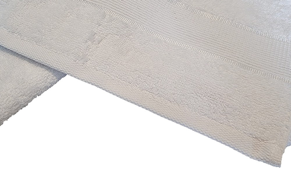 Lot de 8 serviettes 30x50cm - Blanc