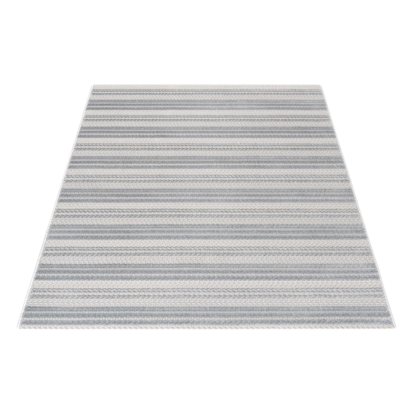 Tapis moderne LUXURY 6400 Gris à rayures