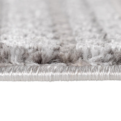 Tapis moderne LUXURY 6400 Gris à rayures