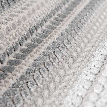 Tapis moderne LUXURY 6400 Gris à rayures