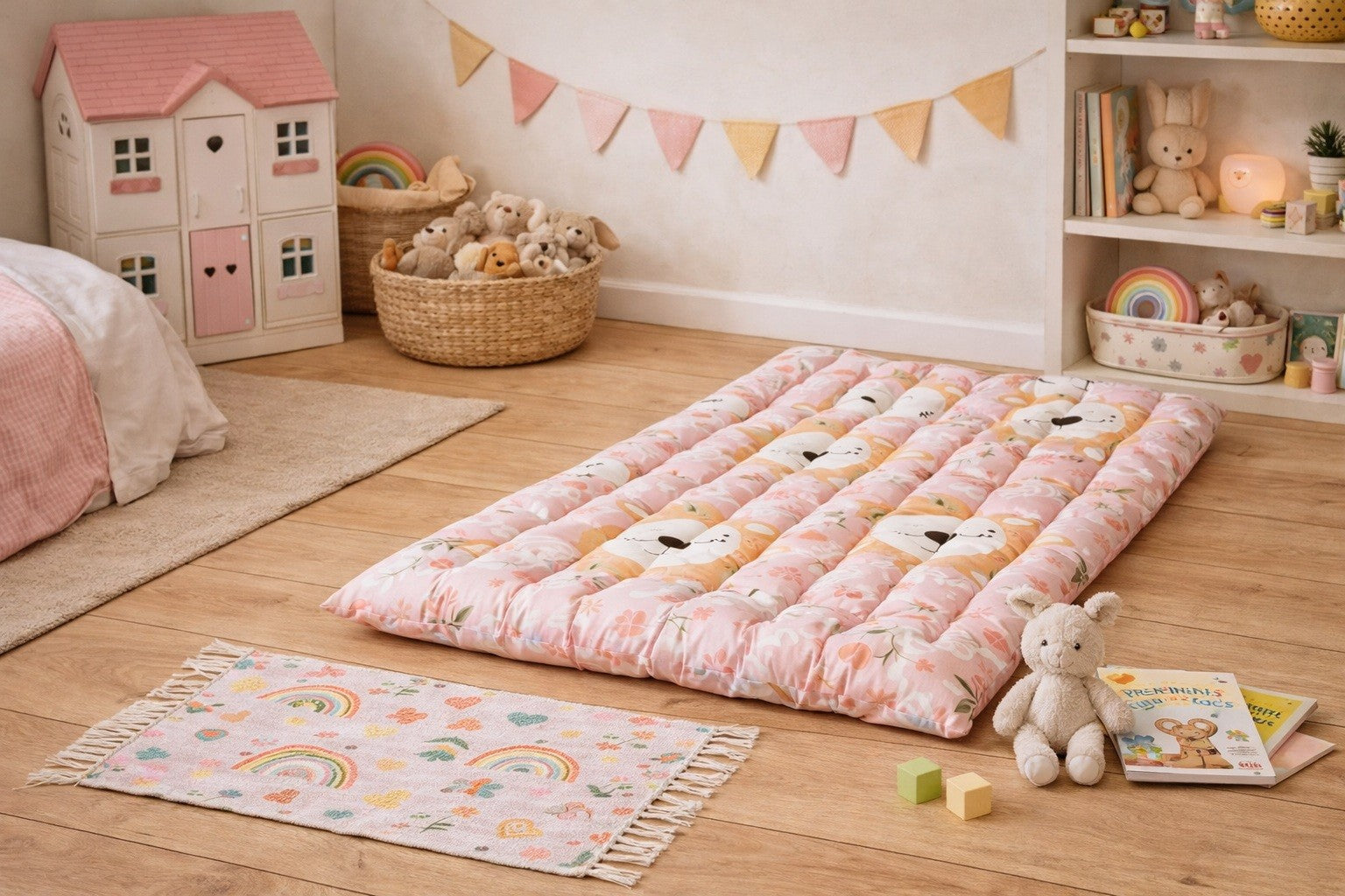 Matelas de Sol Enfant Rose - Douceur & Confort