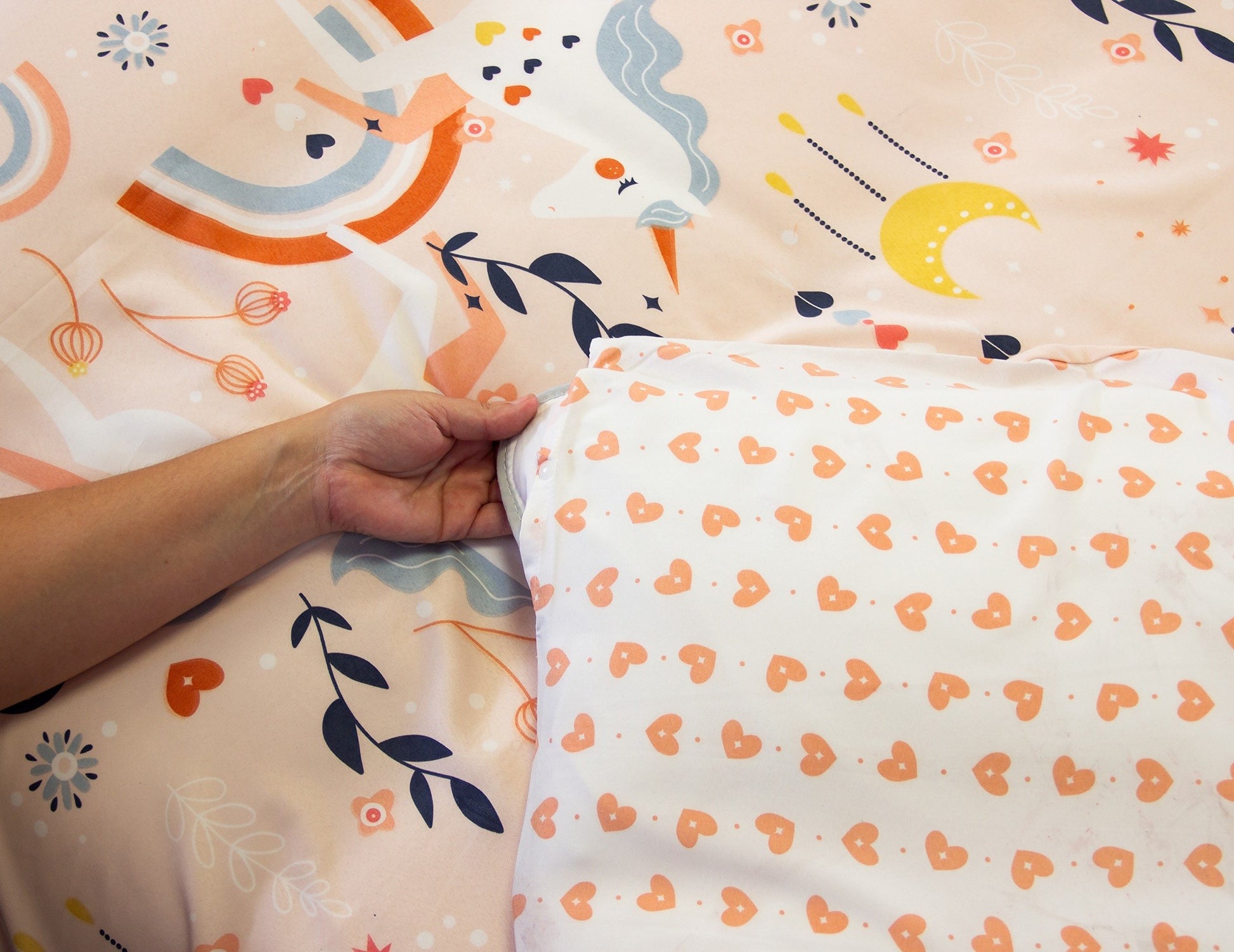 Parure de lit enfant microfibre FEE, 140x200cm