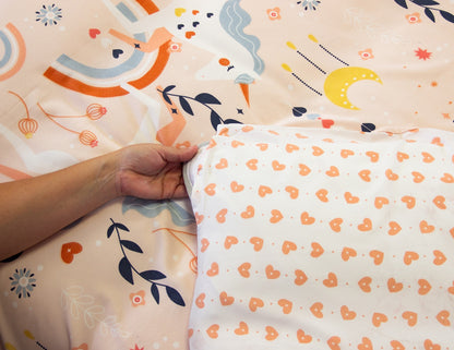 Parure de lit enfant microfibre FEE, 140x200cm