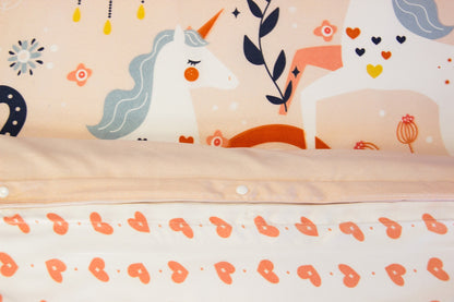 Parure de lit enfant microfibre FEE, 140x200cm