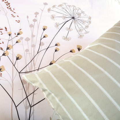 Parure de lit FLEUR ZEN - 100% coton 57 fils/cm²