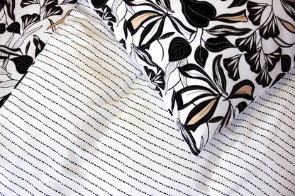 Parure de lit Floraison Moderne Réversible