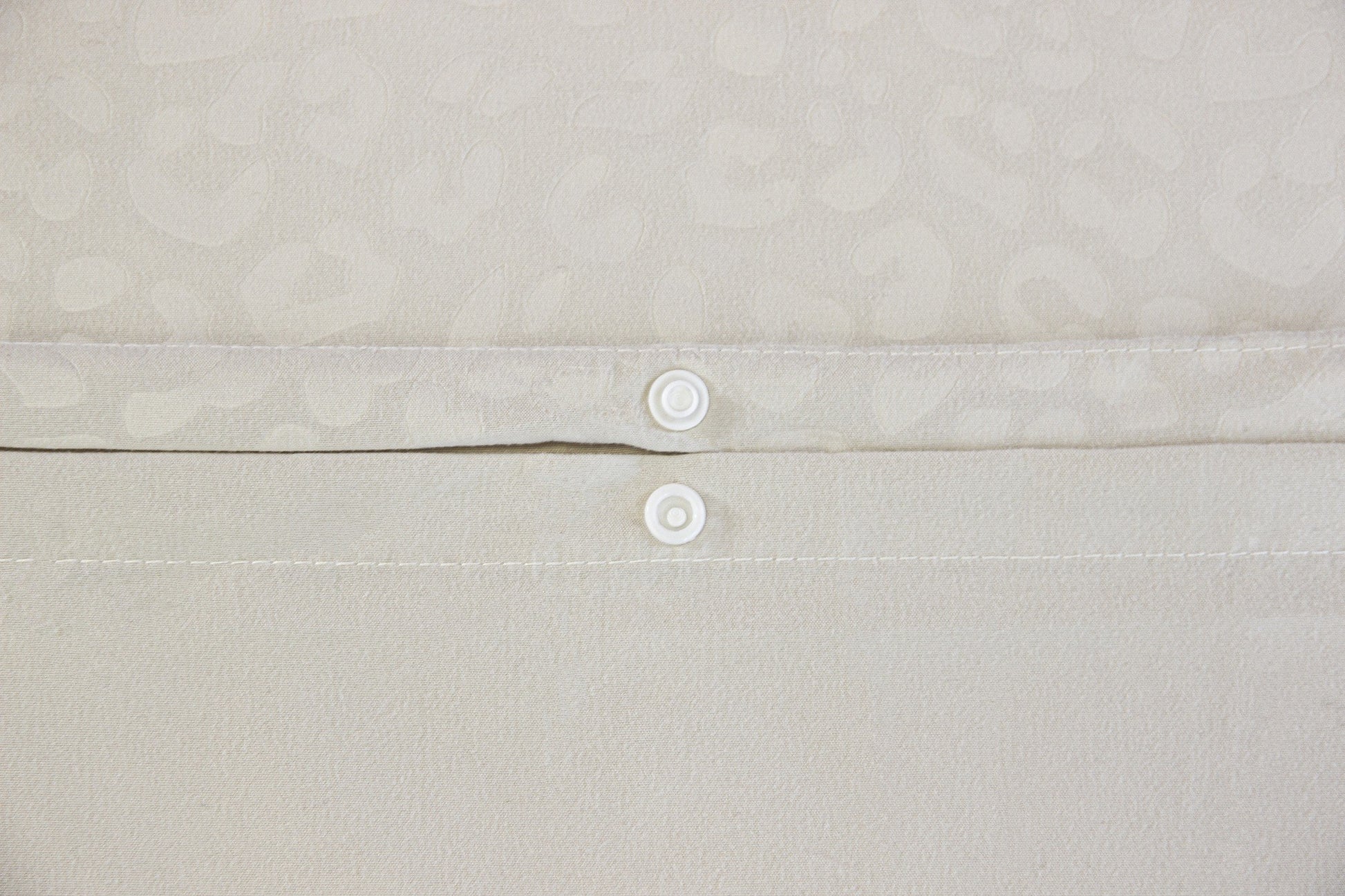 Parure de Lit Microfibre Frappée - Beige