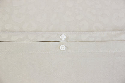 Parure de Lit Microfibre Frappée - Beige
