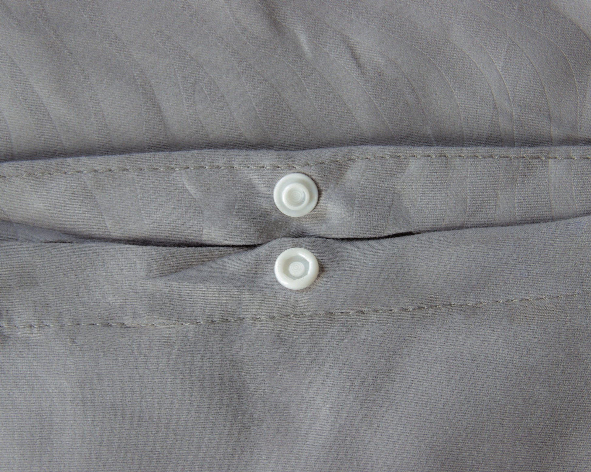 Parure de Lit Microfibre Frappée - Gris