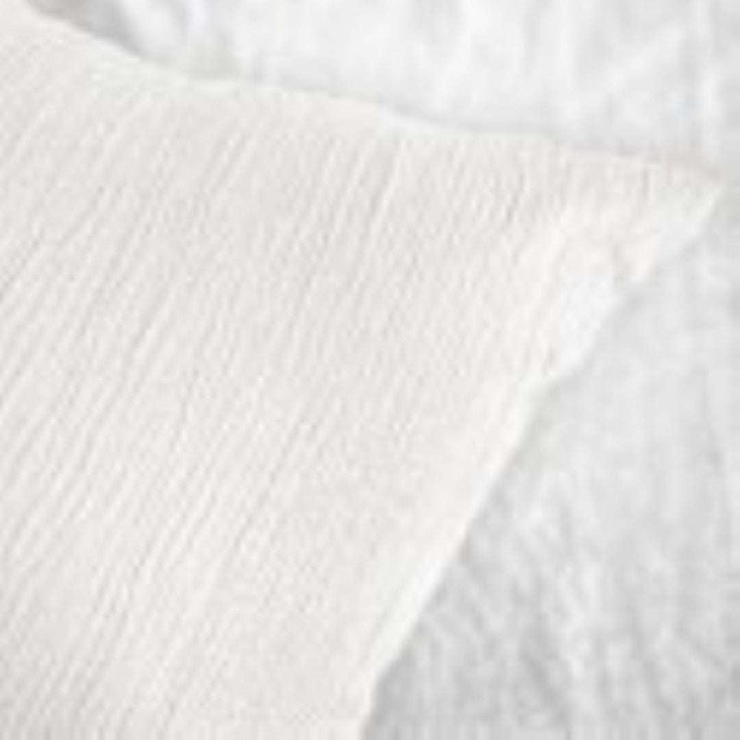 Parure de Lit Microfibre Gaufrée & Lavée Bicolore