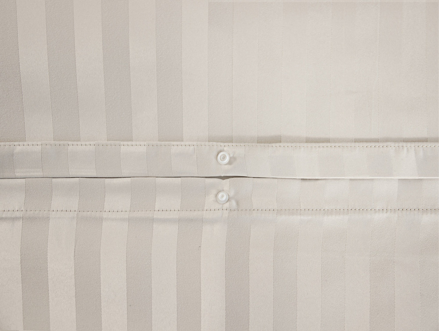 Parure de Lit Satin en Microfibre - Rayures Tissées