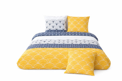 Parure de lit SOLEIL Graphique - 100% coton 57 fils/cm²