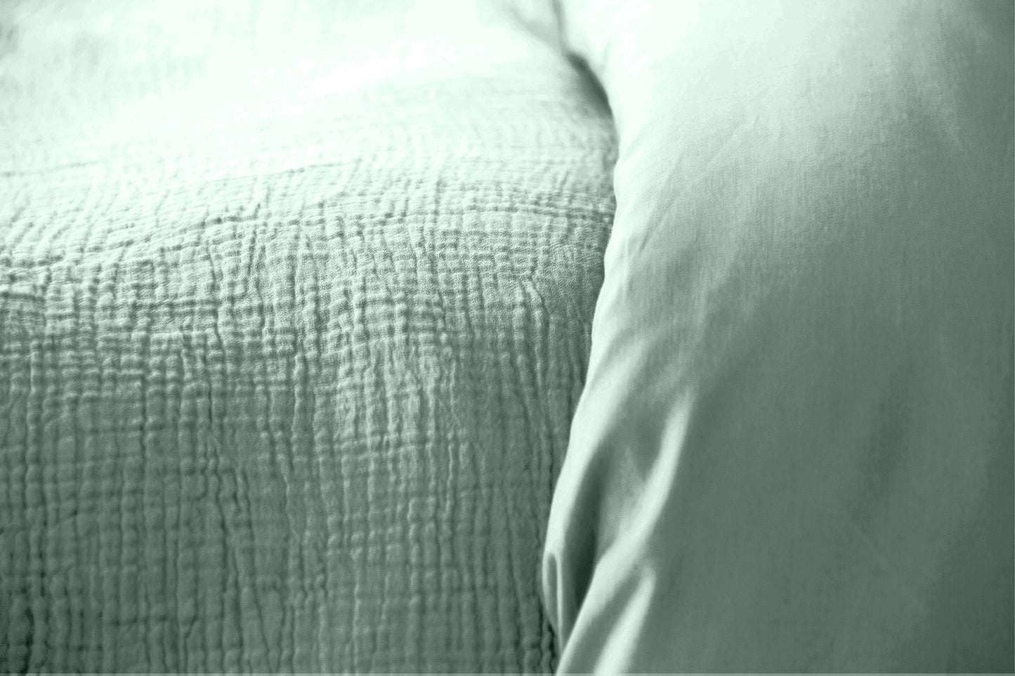 Parure de lit UNI Gaze de Coton