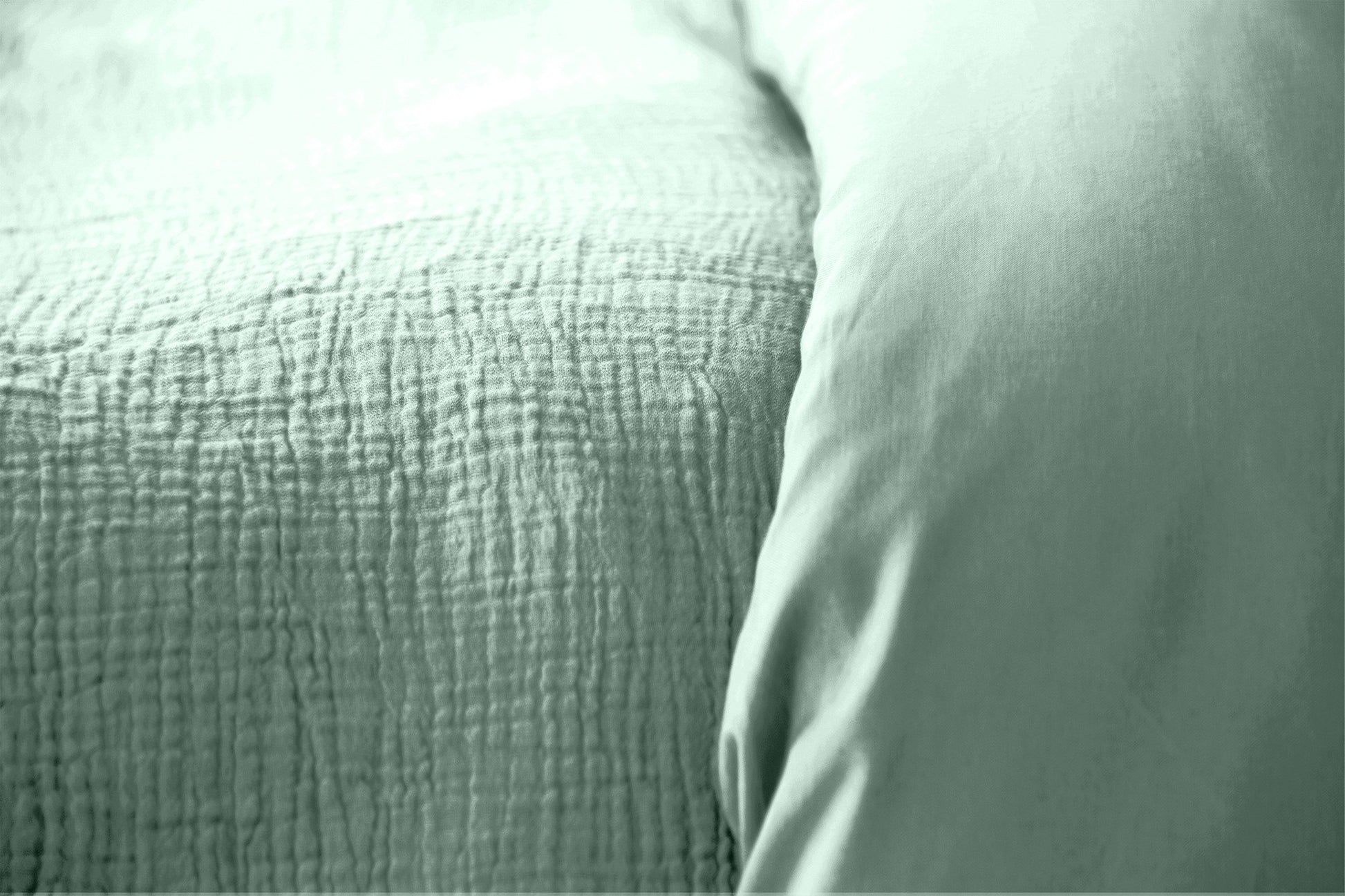 Parure de lit UNI Gaze de Coton