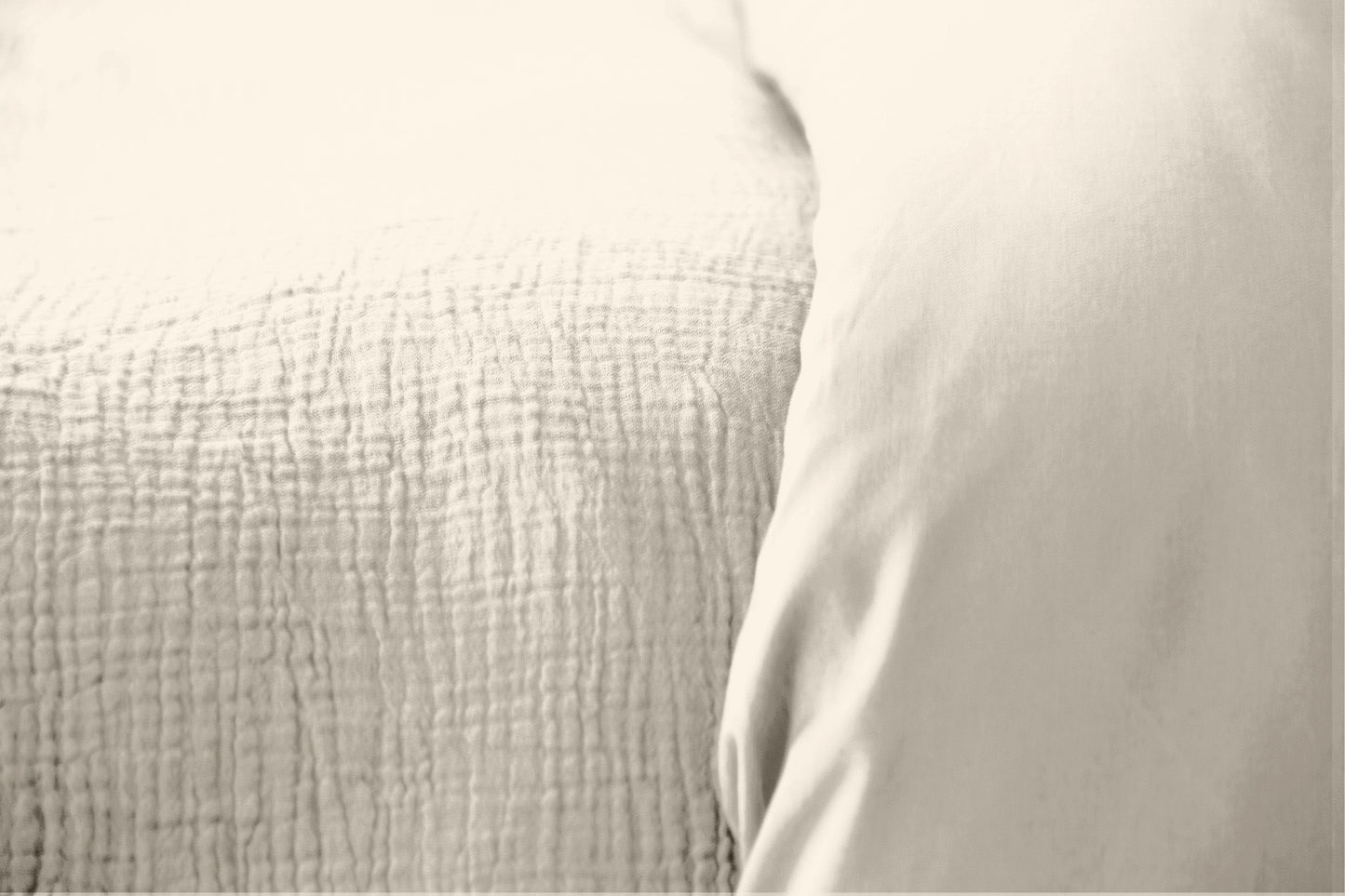 Parure de lit UNI Gaze de Coton