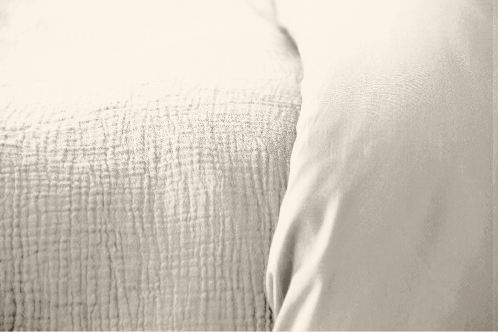 Parure de lit UNI Gaze de Coton