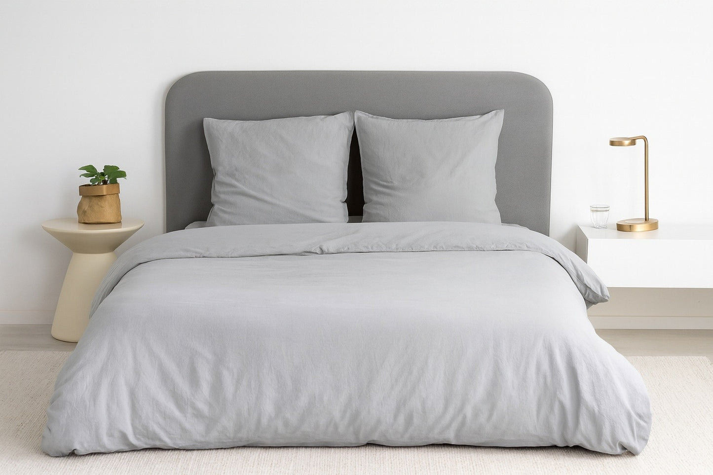 Parure de lit UNI Micro Lavée
