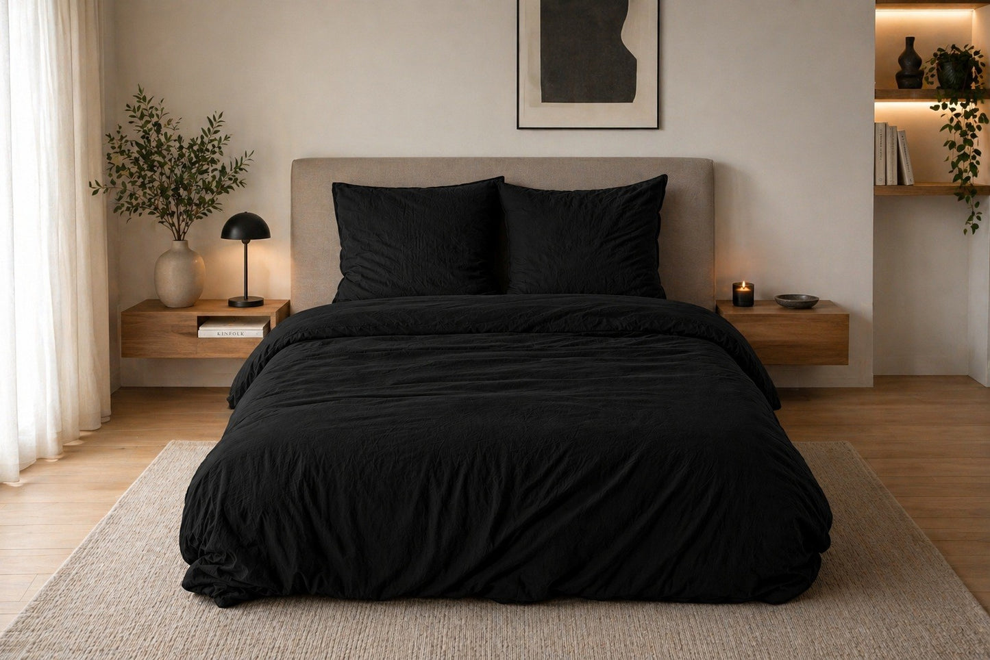 Parure de lit UNI Micro Lavée