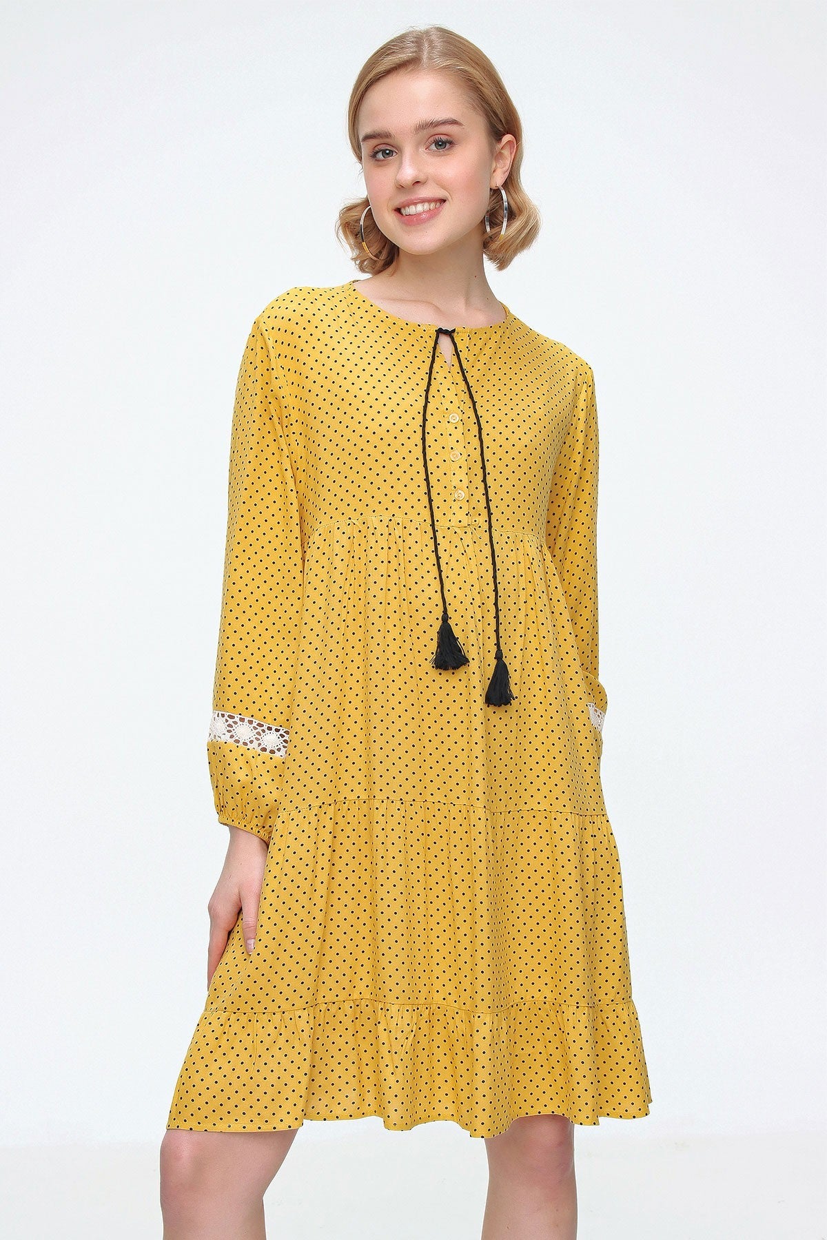 Robe Mi-longue Volanté