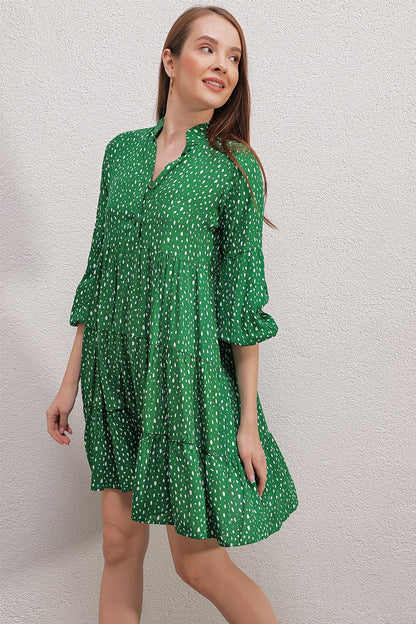 Robe à motifs Mi-longue