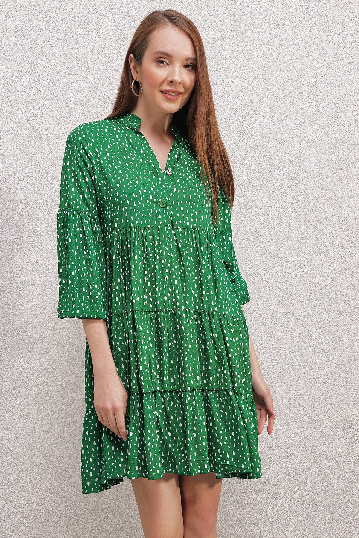 Robe à motifs Mi-longue