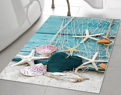 Tapis de bain imprimé