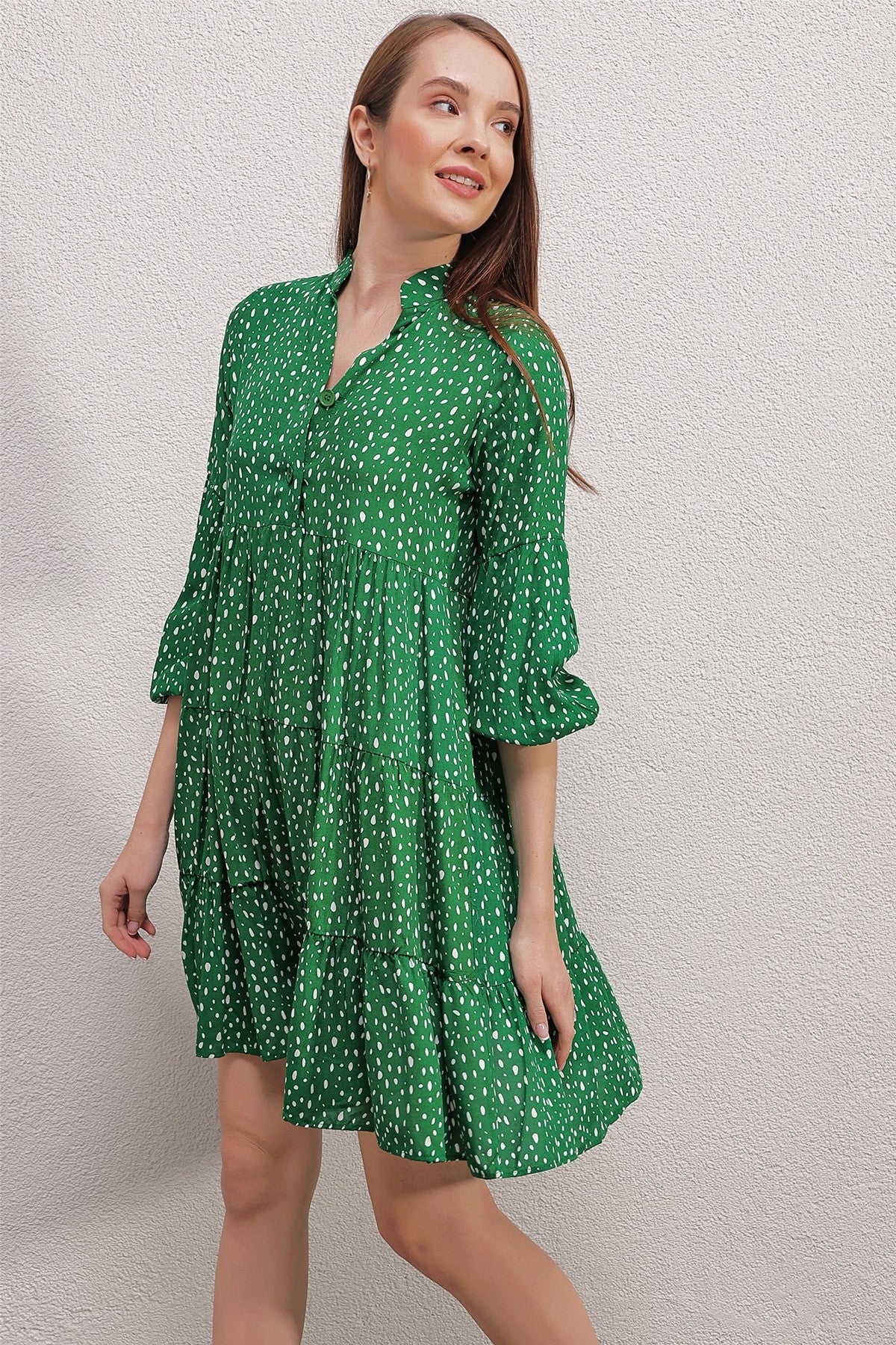 Robe à motifs Mi-longue