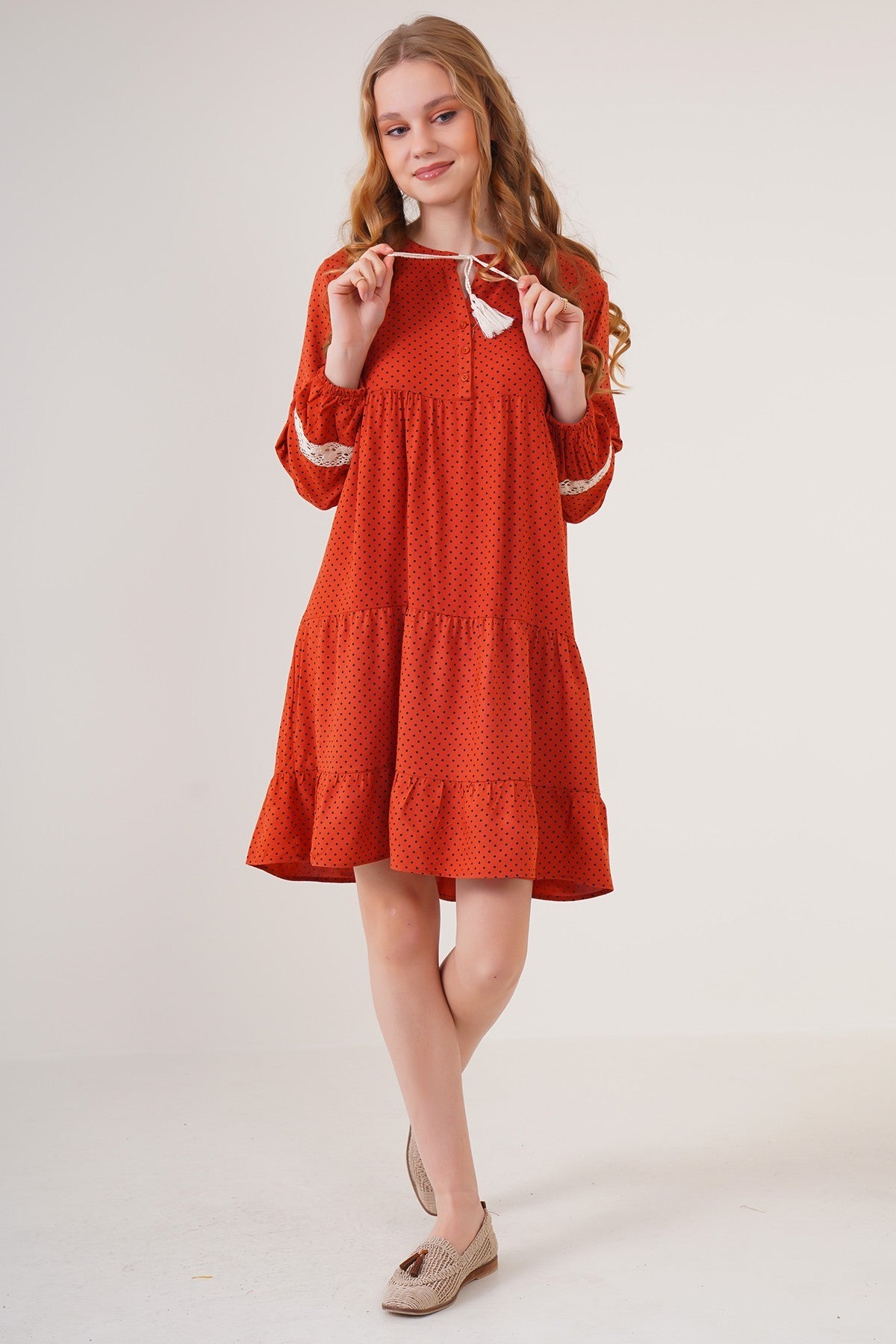Robe Mi-longue Volanté