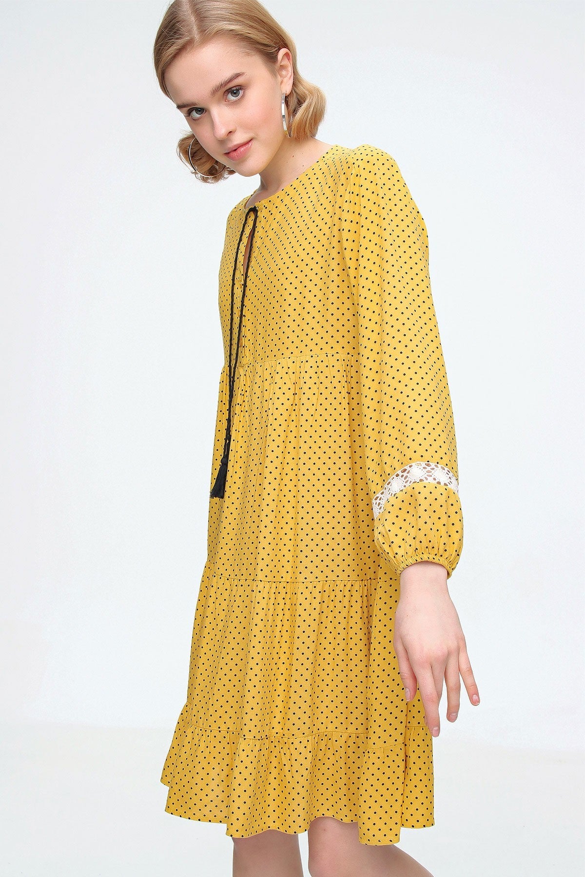 Robe Mi-longue Volanté