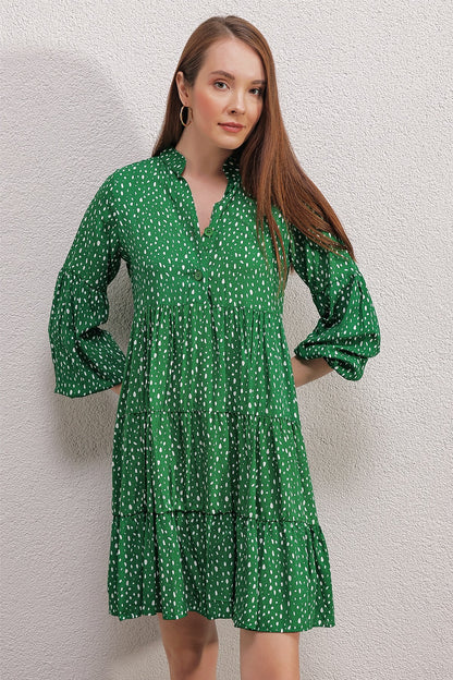 Robe à motifs Mi-longue